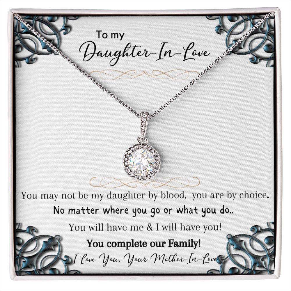 To My Daughter In Love ~ Eternal Hope Necklace