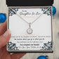 To My Daughter In Love ~ Eternal Hope Necklace