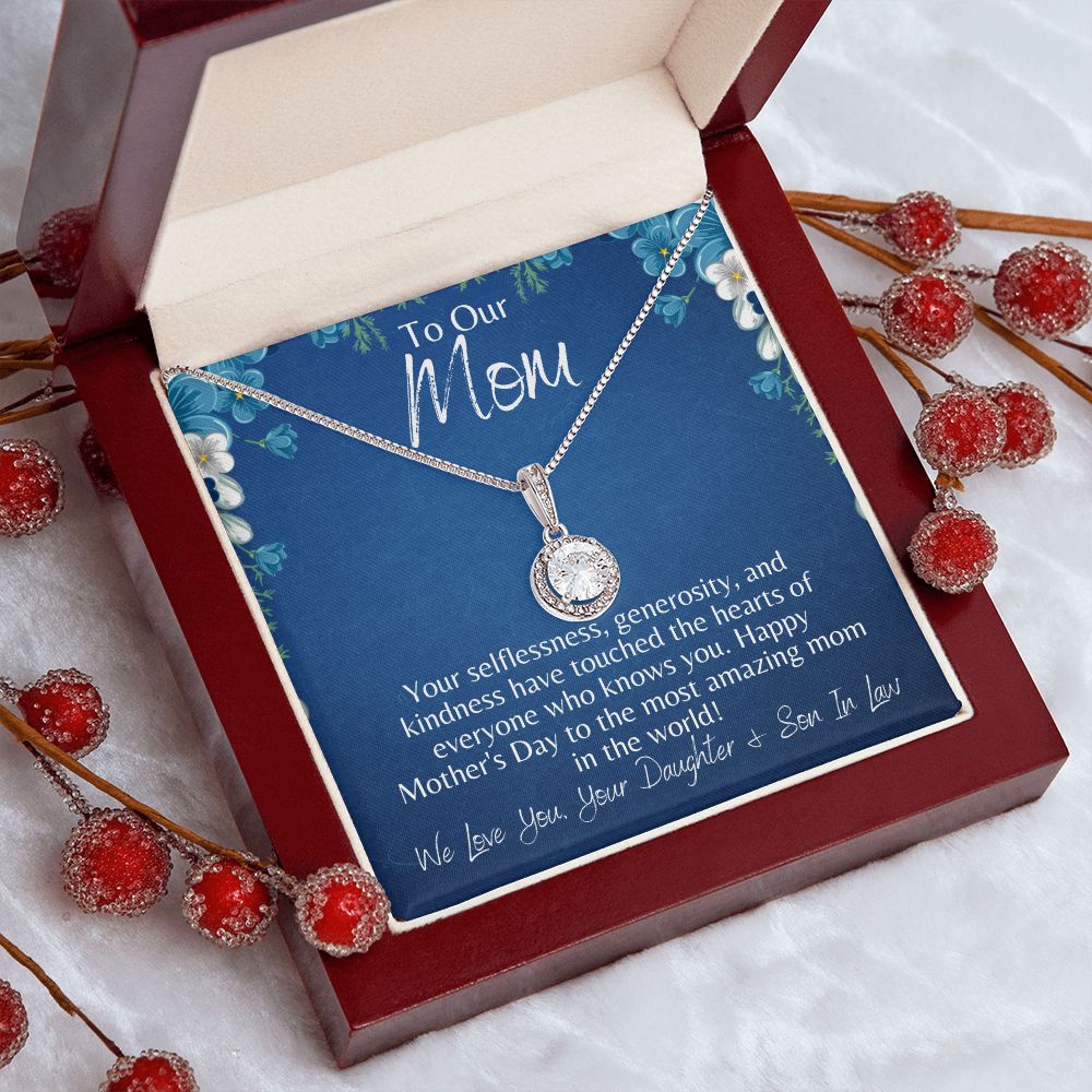 Happy Mother's Day Mom ~ From Your Daughter & Son In Law ~ Eternal Hope Necklace